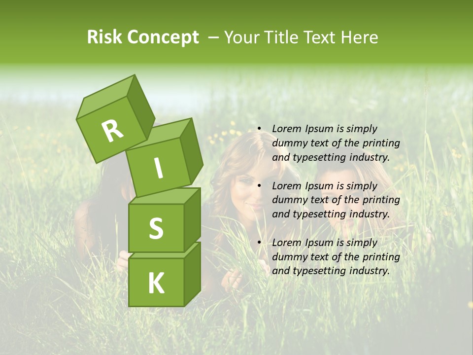 Human Face Smiling Sensuality PowerPoint Template