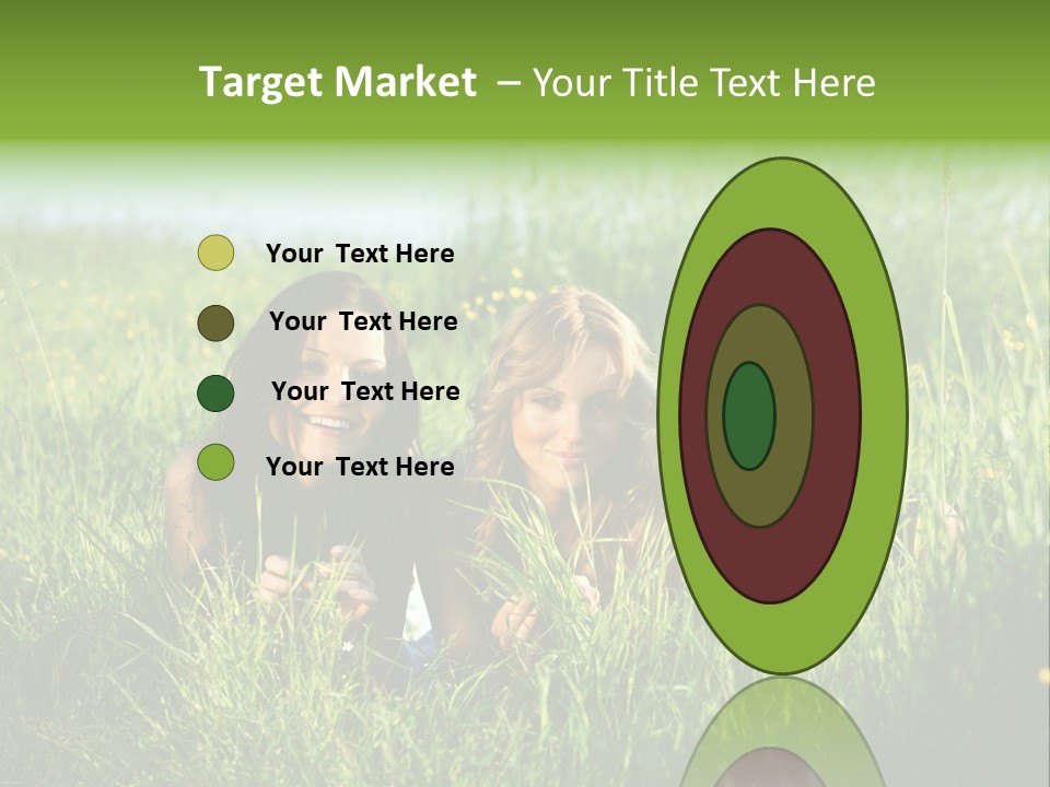 Human Face Smiling Sensuality PowerPoint Template