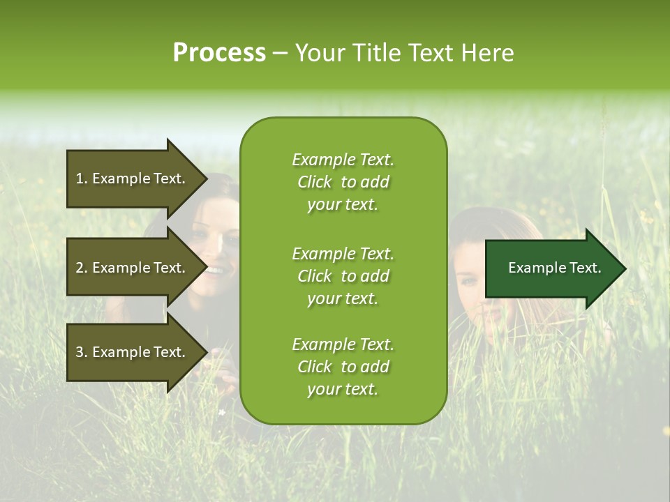 Human Face Smiling Sensuality PowerPoint Template