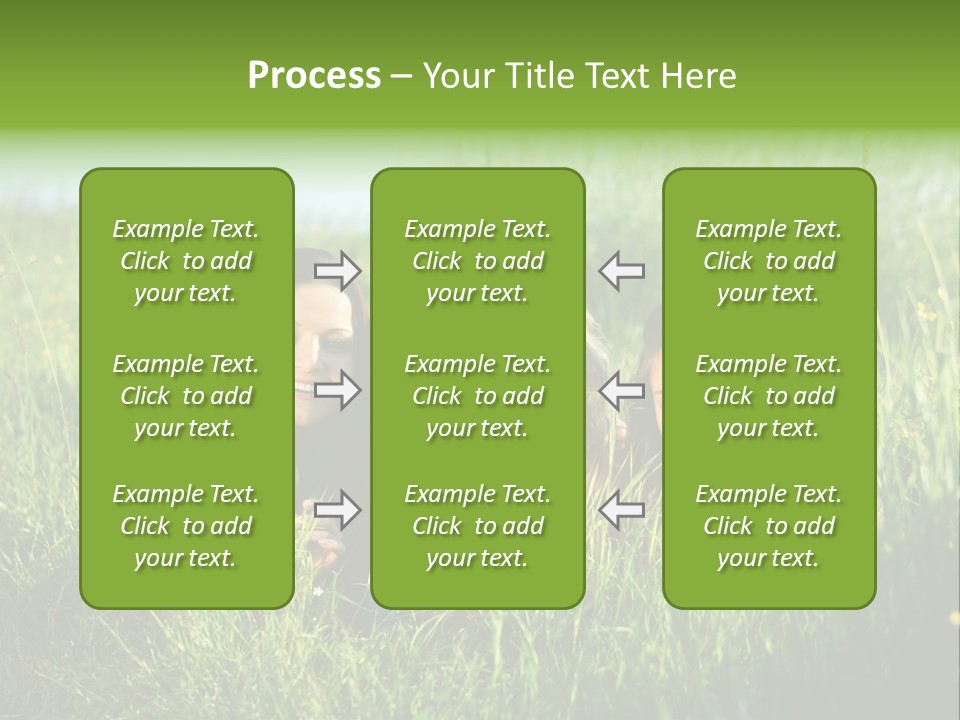 Human Face Smiling Sensuality PowerPoint Template