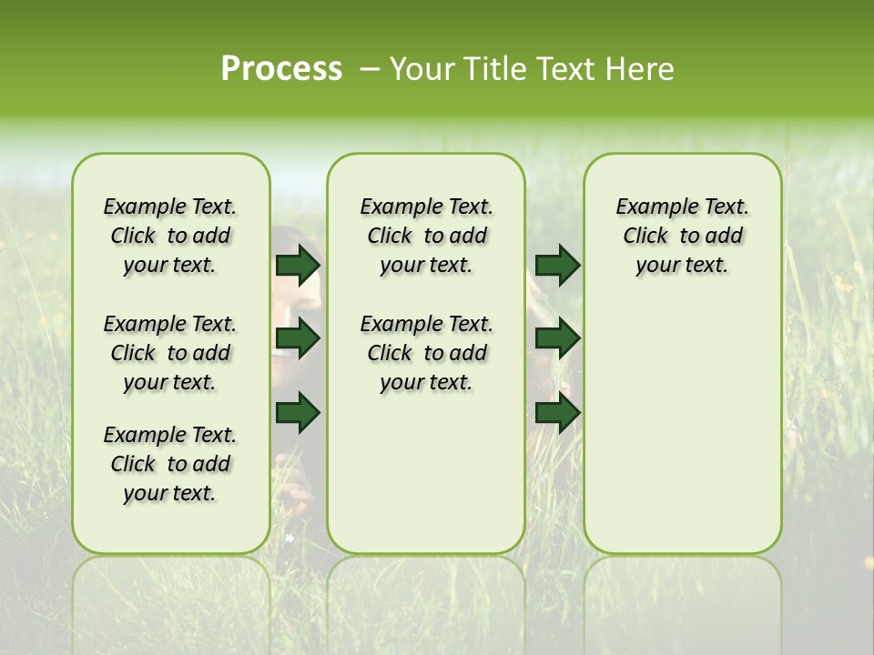 Human Face Smiling Sensuality PowerPoint Template