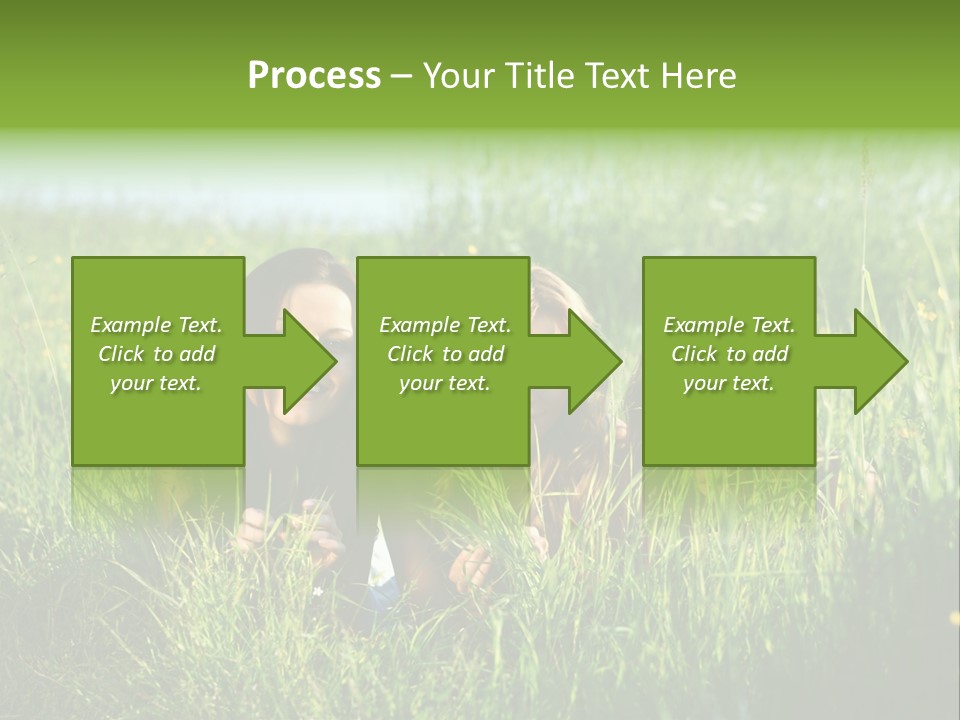 Human Face Smiling Sensuality PowerPoint Template