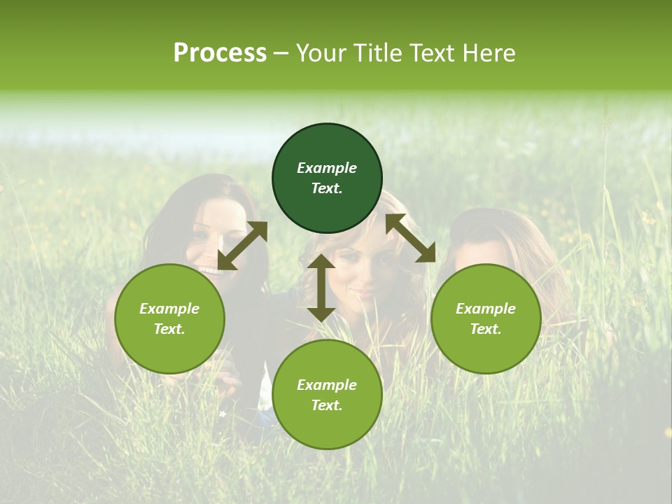 Human Face Smiling Sensuality PowerPoint Template