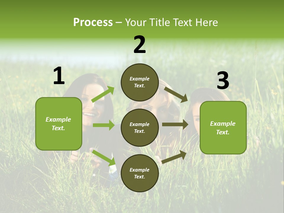 Human Face Smiling Sensuality PowerPoint Template