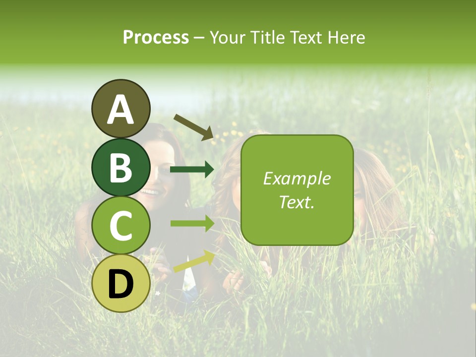 Human Face Smiling Sensuality PowerPoint Template