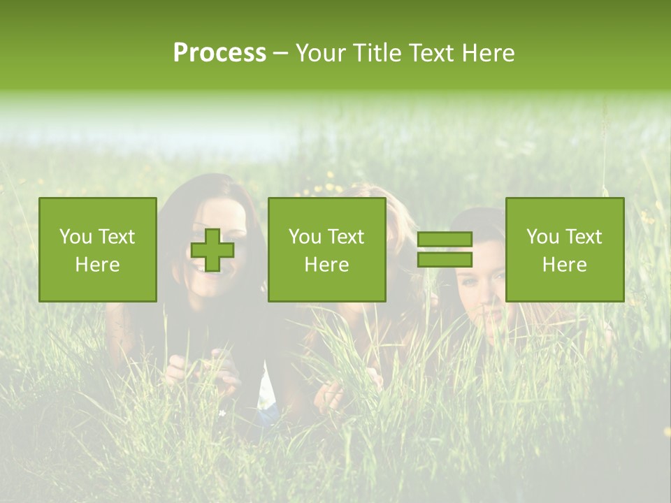 Human Face Smiling Sensuality PowerPoint Template