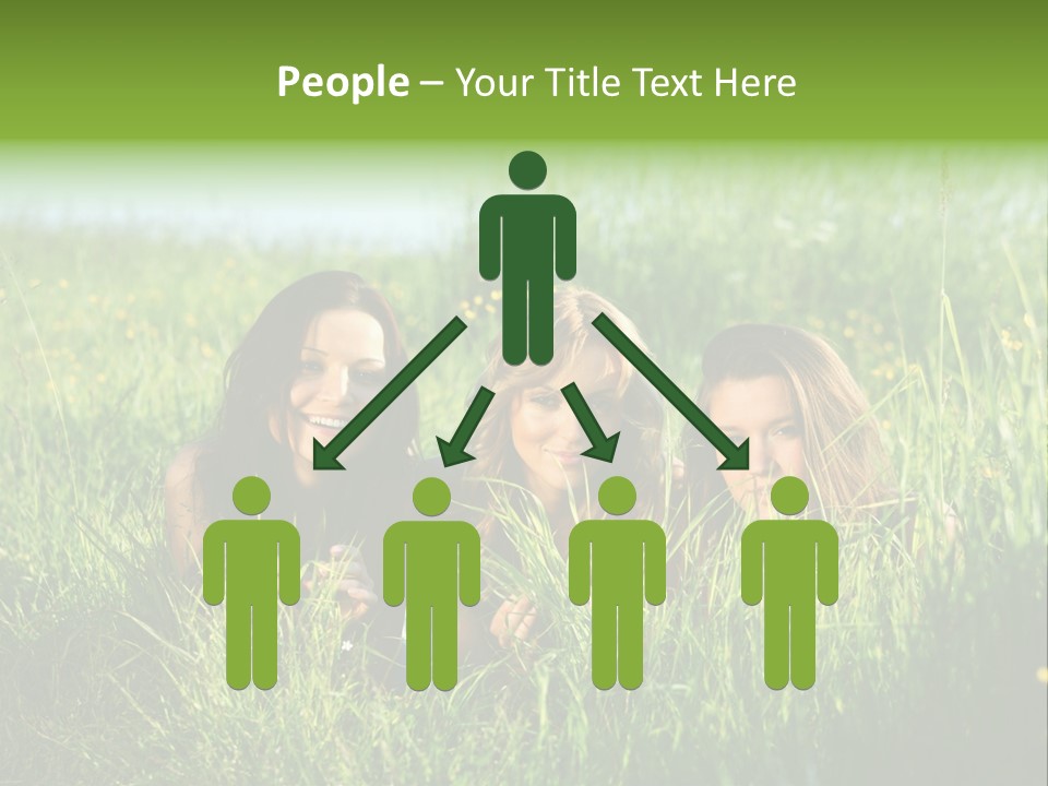 Human Face Smiling Sensuality PowerPoint Template