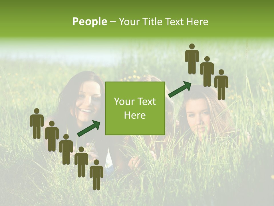 Human Face Smiling Sensuality PowerPoint Template