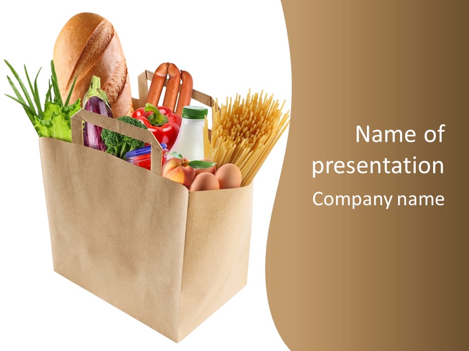 Bread Paper Pepper PowerPoint Template