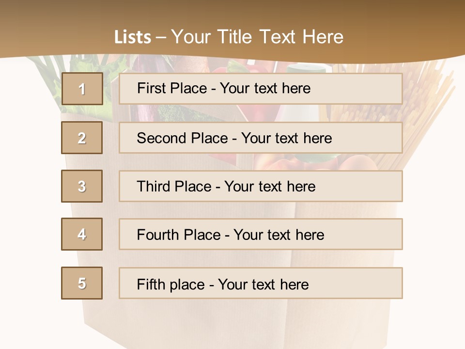 Bread Paper Pepper PowerPoint Template