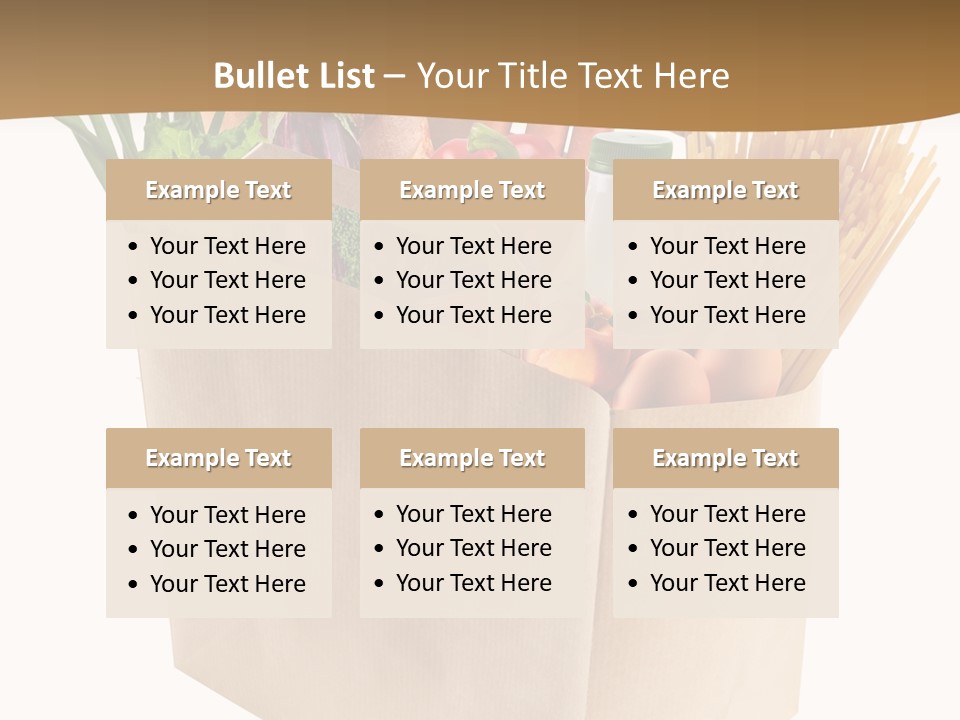 Bread Paper Pepper PowerPoint Template