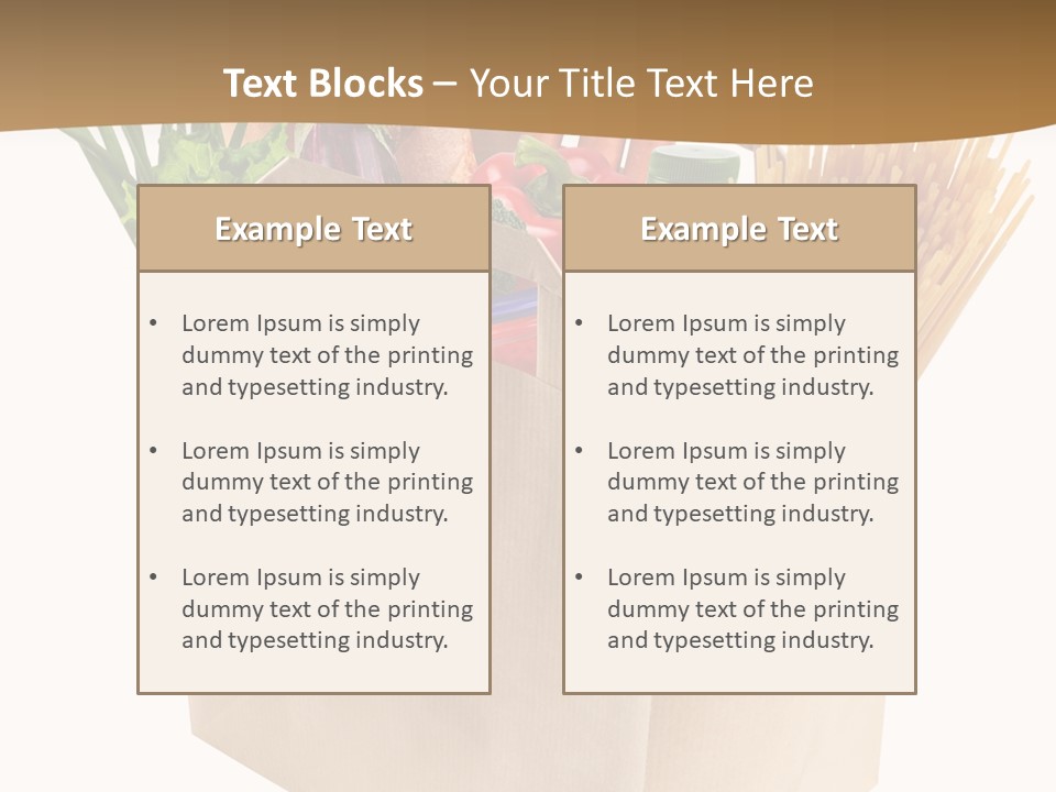 Bread Paper Pepper PowerPoint Template