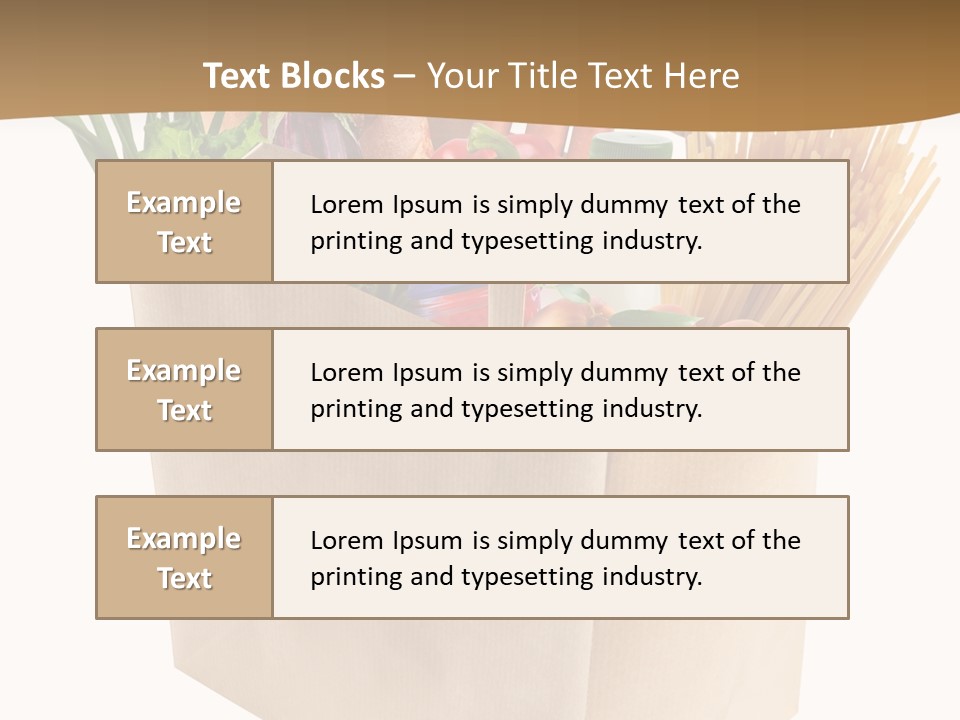 Bread Paper Pepper PowerPoint Template