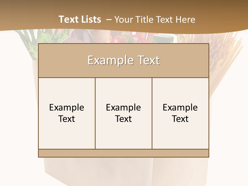 Bread Paper Pepper PowerPoint Template