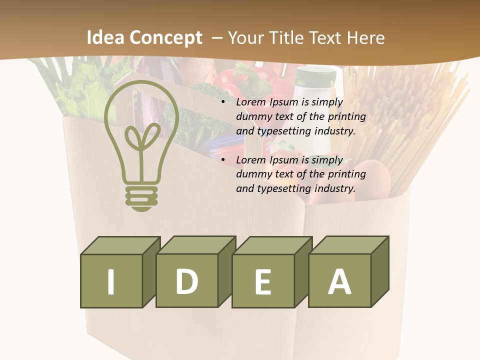 Bread Paper Pepper PowerPoint Template