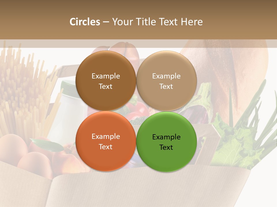 Paper Vegetable Peach PowerPoint Template