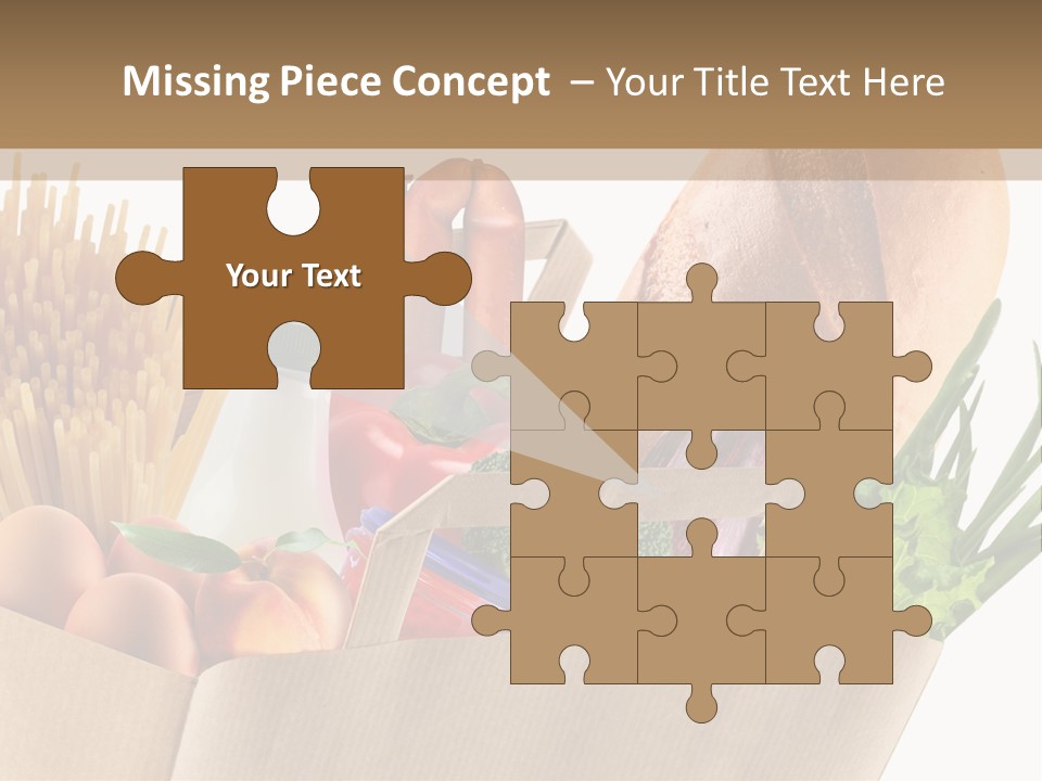 Paper Vegetable Peach PowerPoint Template