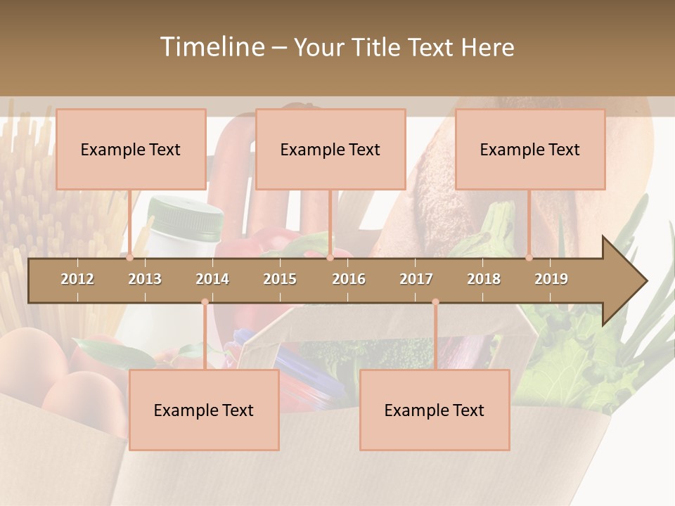 Paper Vegetable Peach PowerPoint Template