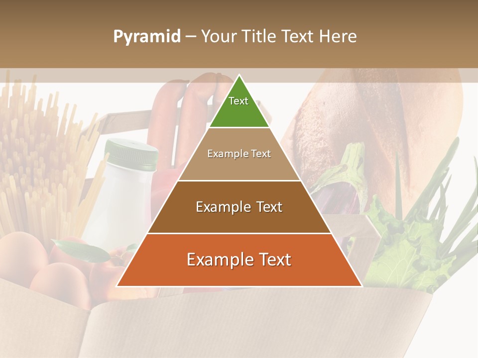 Paper Vegetable Peach PowerPoint Template