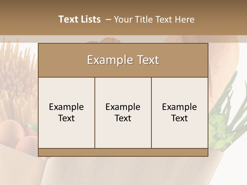 Paper Vegetable Peach PowerPoint Template