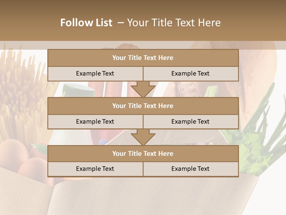 Paper Vegetable Peach PowerPoint Template