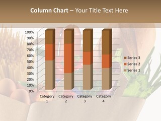 Paper Vegetable Peach PowerPoint Template