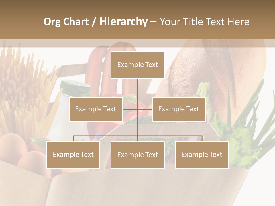 Paper Vegetable Peach PowerPoint Template