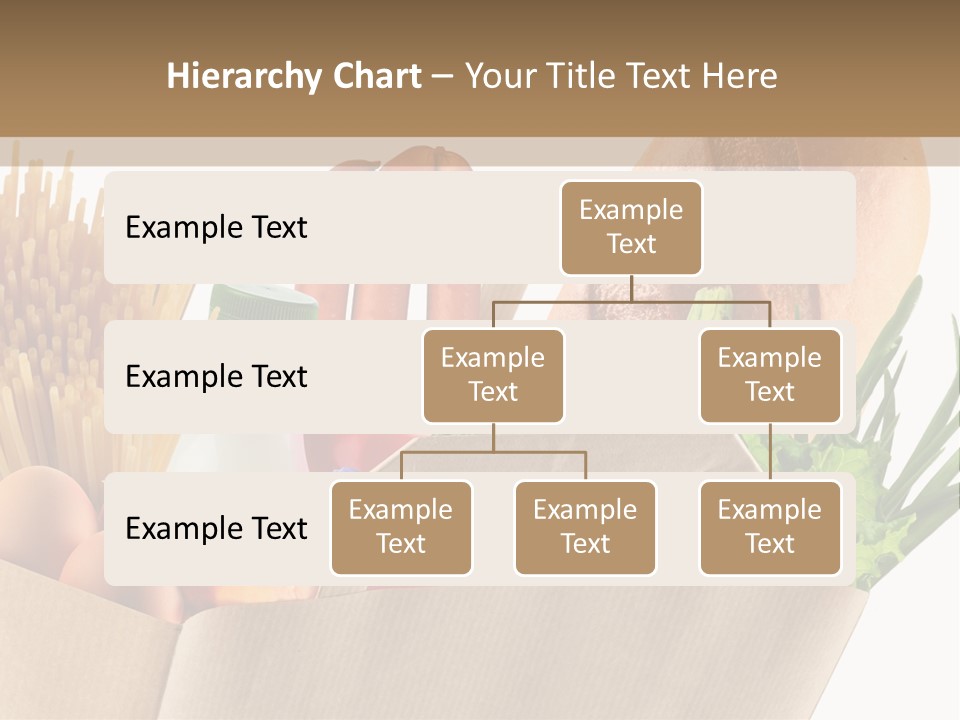 Paper Vegetable Peach PowerPoint Template