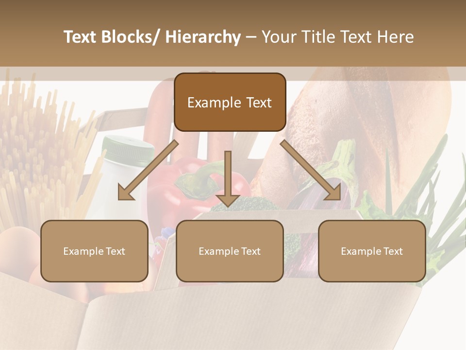 Paper Vegetable Peach PowerPoint Template