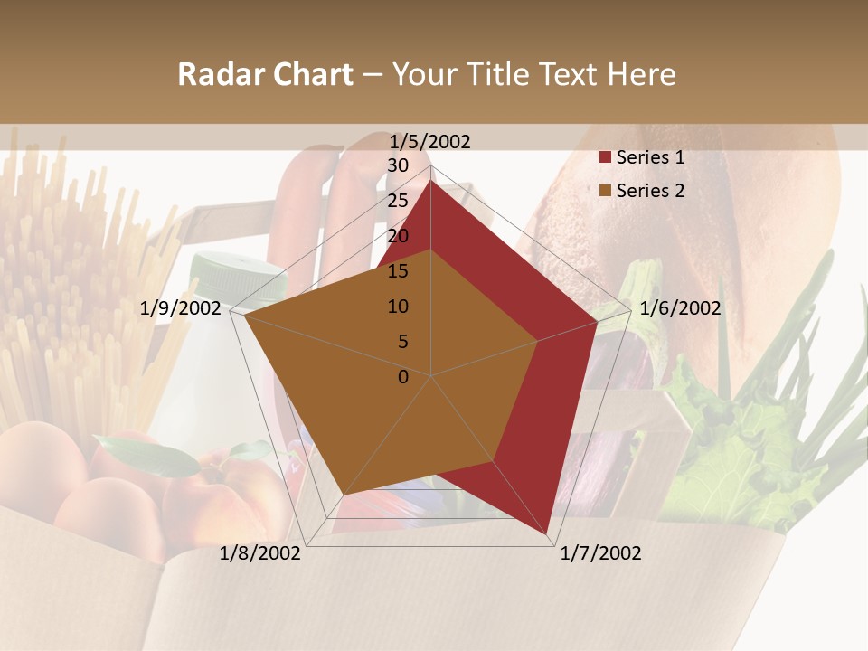 Paper Vegetable Peach PowerPoint Template