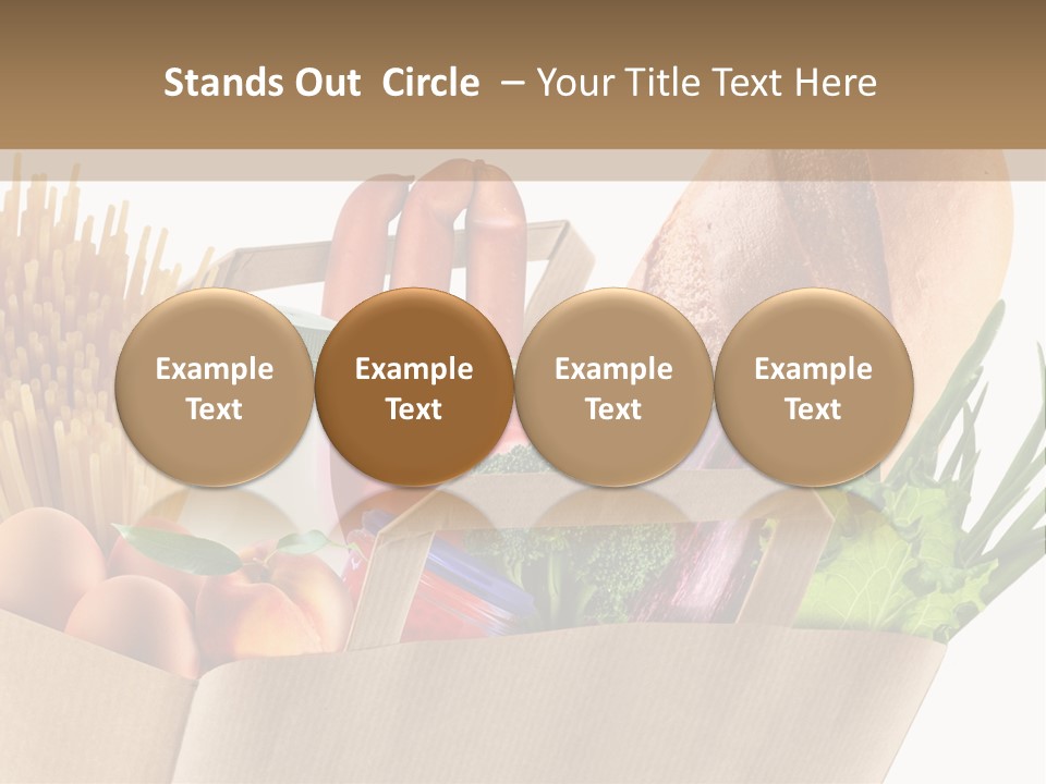 Paper Vegetable Peach PowerPoint Template