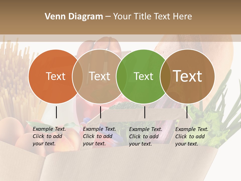 Paper Vegetable Peach PowerPoint Template