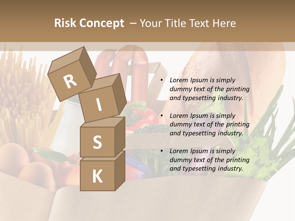 Paper Vegetable Peach PowerPoint Template