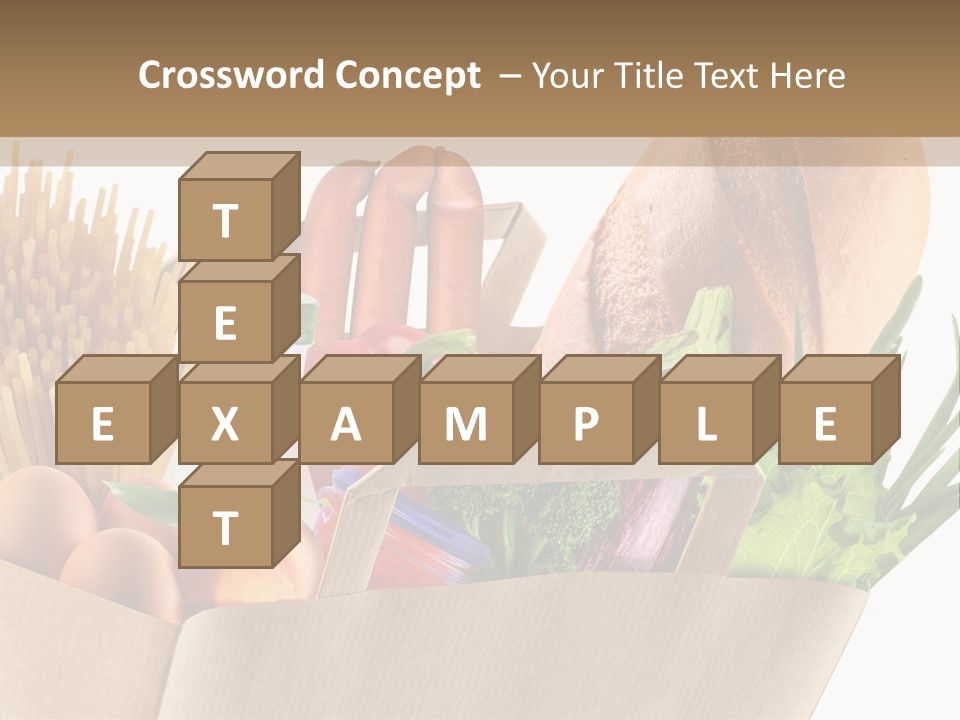 Paper Vegetable Peach PowerPoint Template