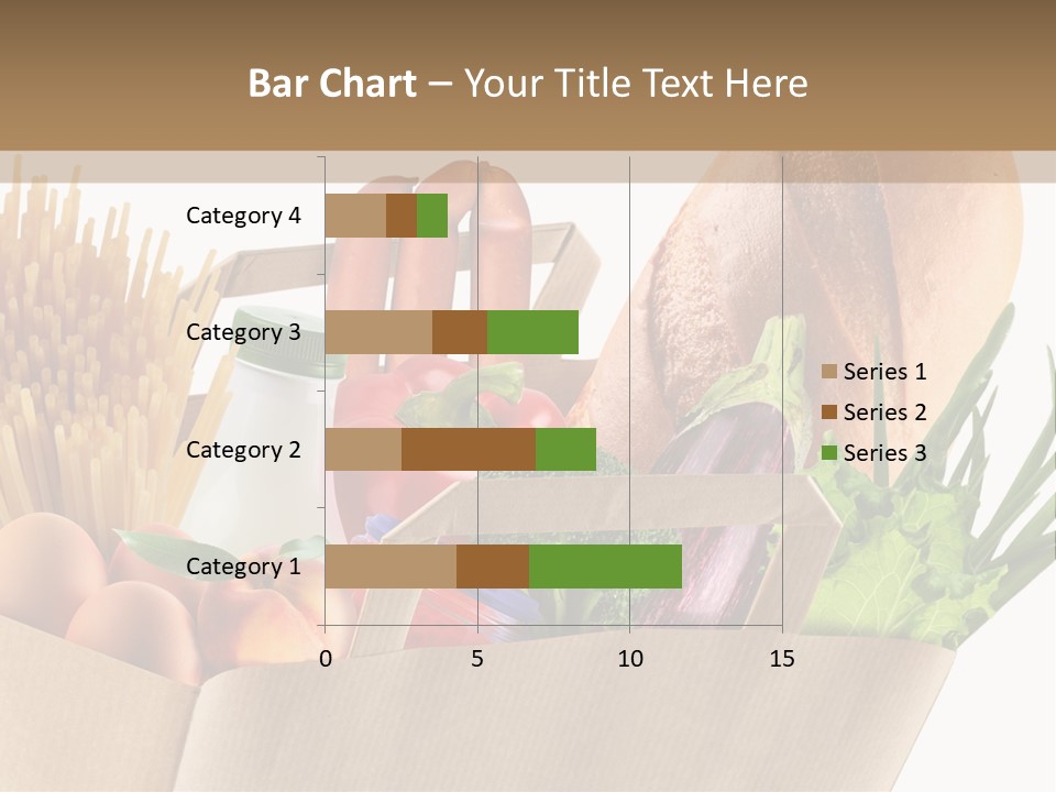 Paper Vegetable Peach PowerPoint Template