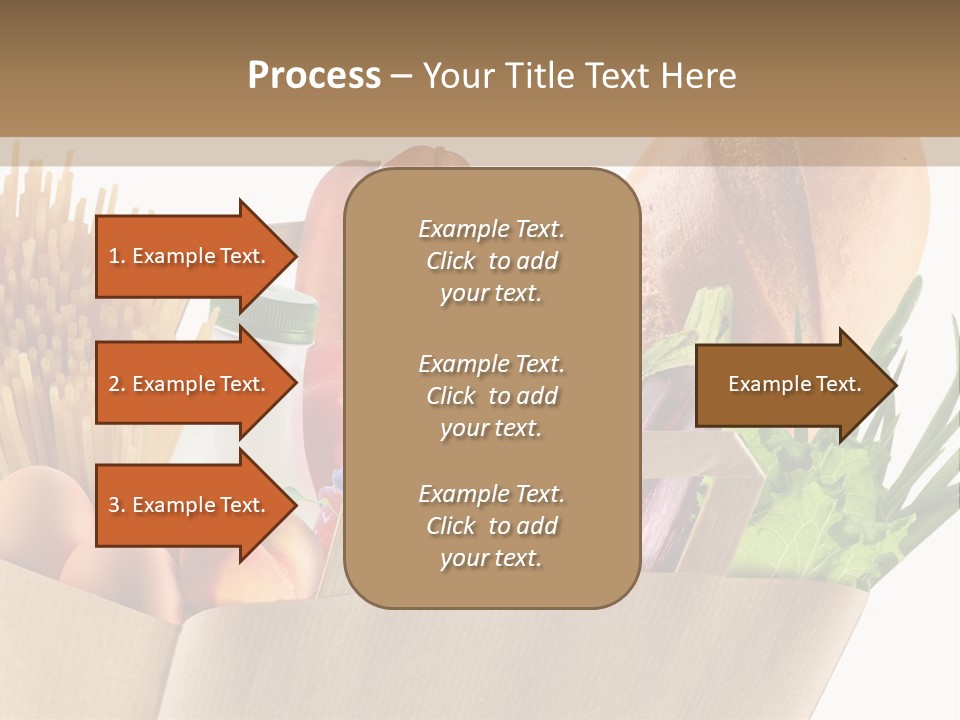 Paper Vegetable Peach PowerPoint Template