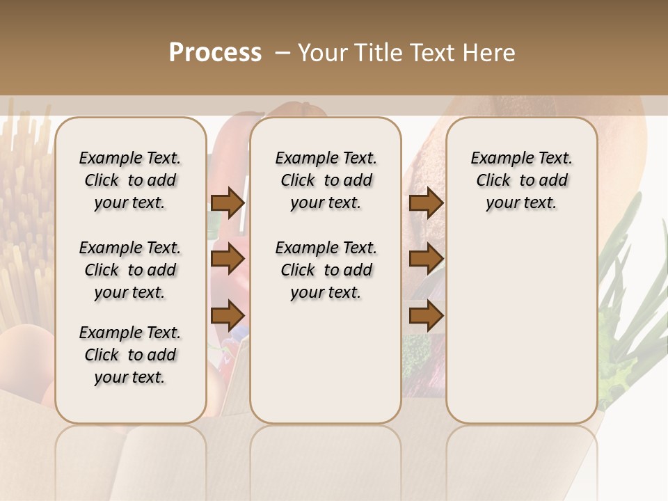 Paper Vegetable Peach PowerPoint Template