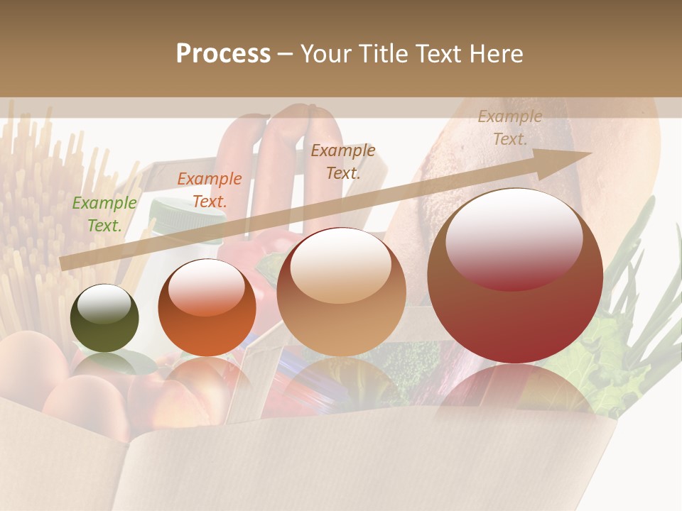 Paper Vegetable Peach PowerPoint Template