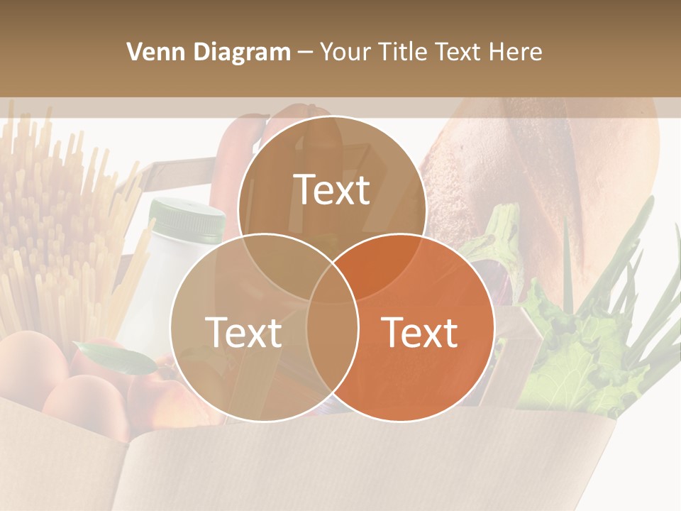 Paper Vegetable Peach PowerPoint Template