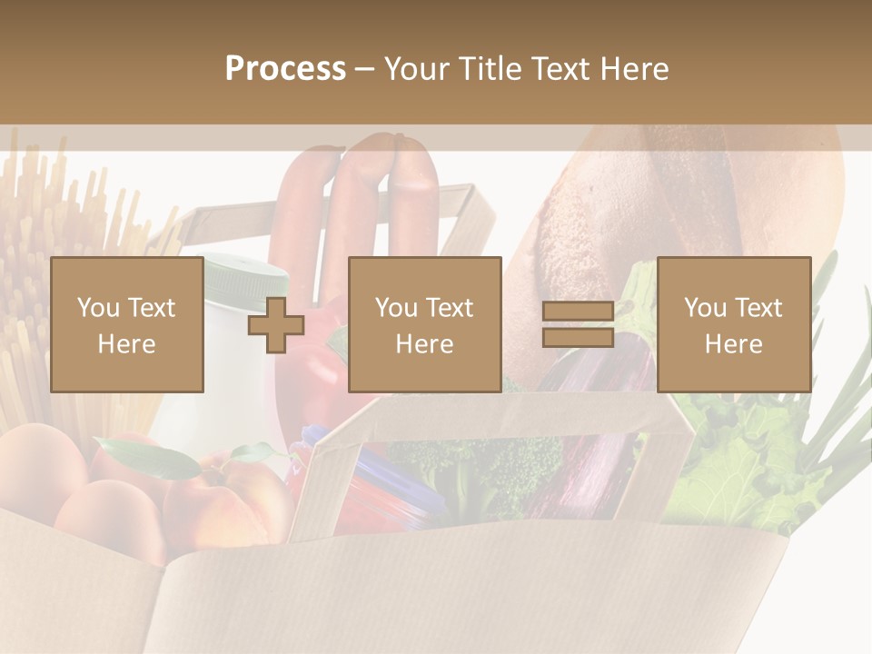 Paper Vegetable Peach PowerPoint Template