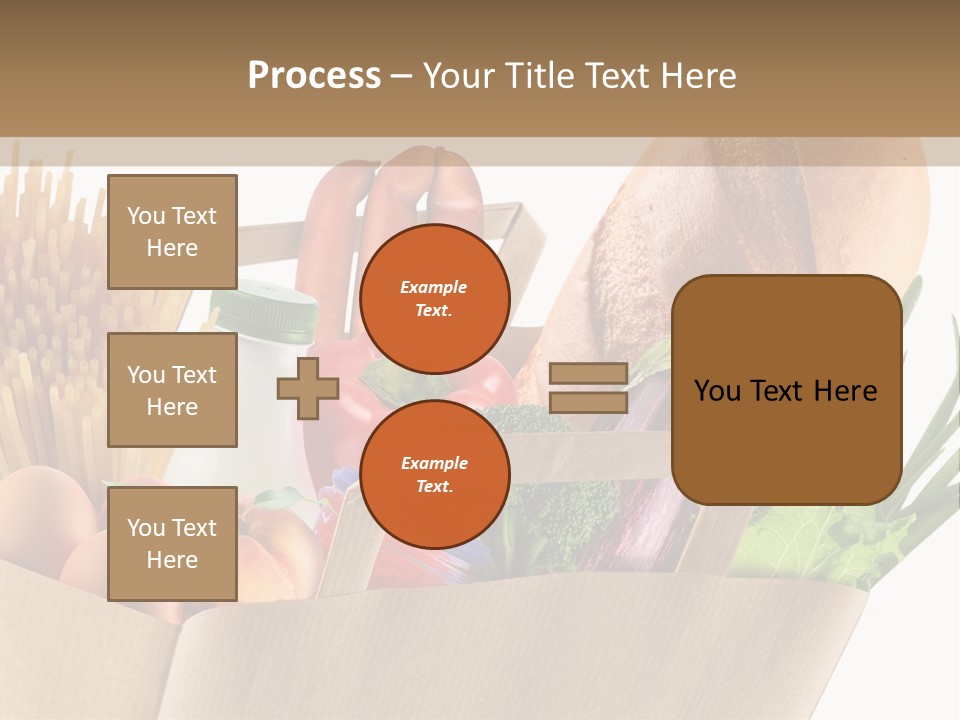 Paper Vegetable Peach PowerPoint Template