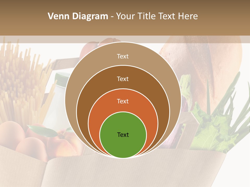 Paper Vegetable Peach PowerPoint Template