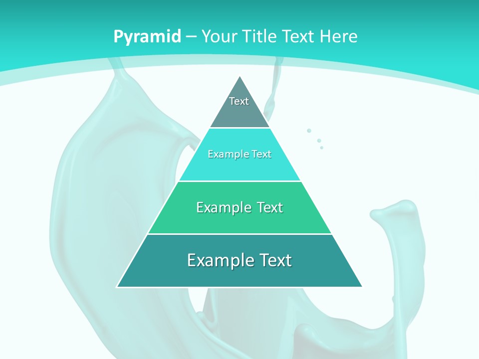 Isolated Artistic Splashing PowerPoint Template