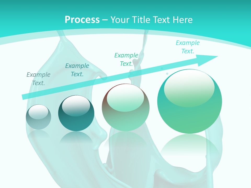 Isolated Artistic Splashing PowerPoint Template