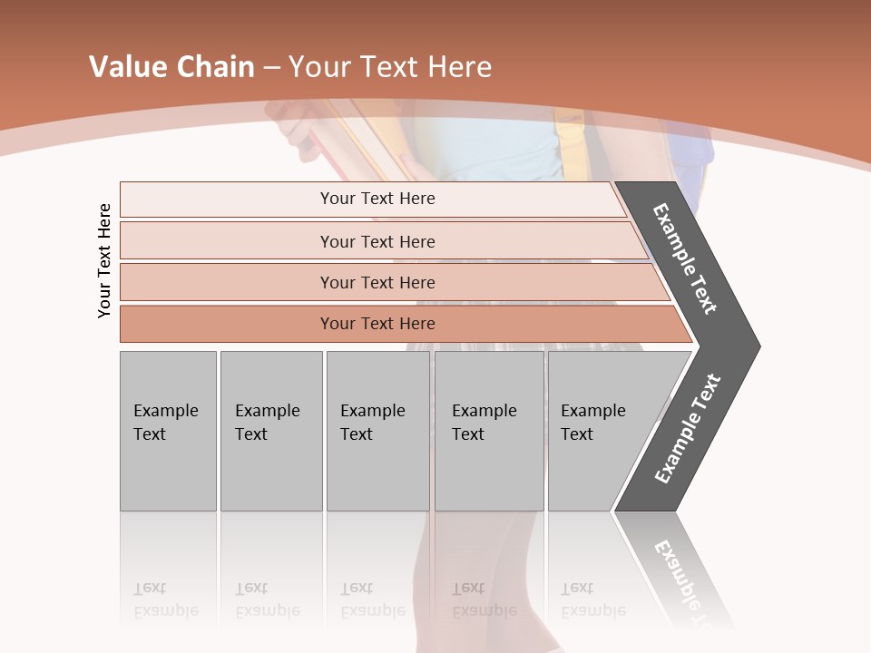 Schoolgirl Smile Braid PowerPoint Template