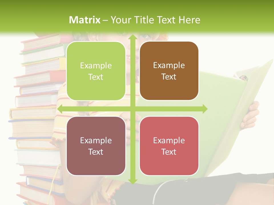 Female Holding Caucasian PowerPoint Template