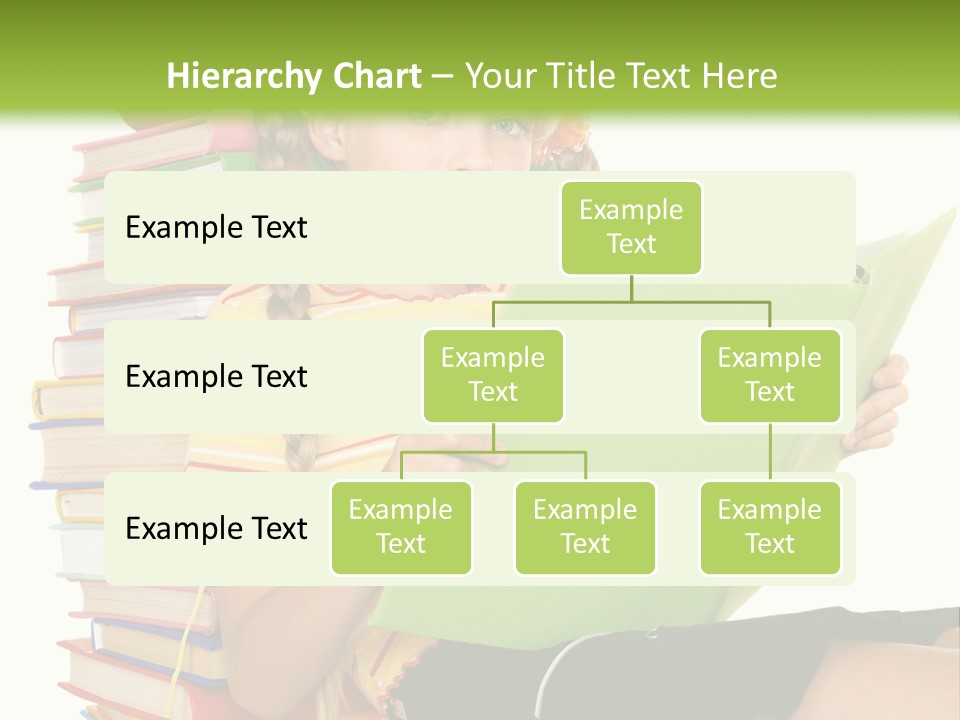 Female Holding Caucasian PowerPoint Template