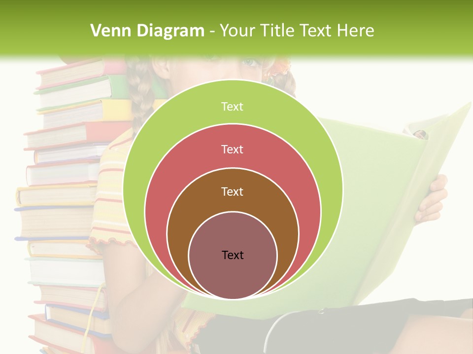 Female Holding Caucasian PowerPoint Template