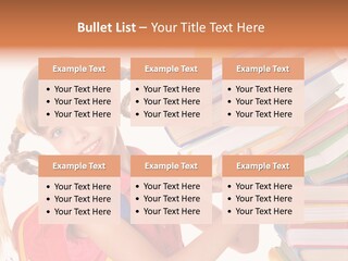 Caucasian Book Bag Holding PowerPoint Template