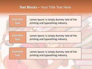 Caucasian Book Bag Holding PowerPoint Template